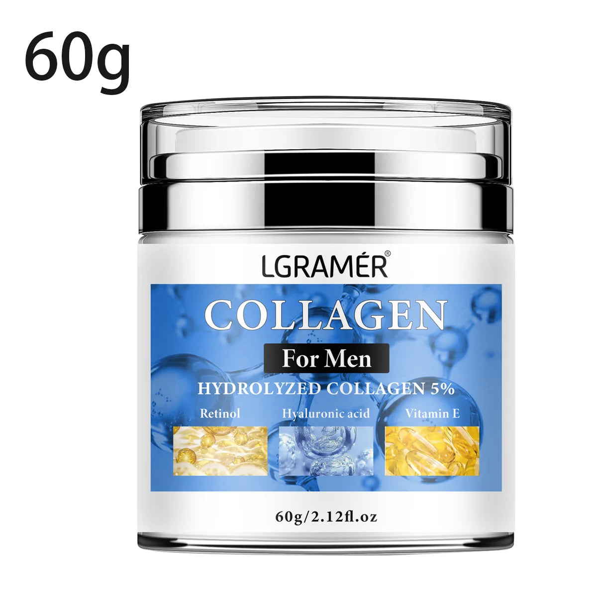 Crème Visage Homme au Collagène & Rétinol JENORAX – Anti-Âge, Hydratation Intense & Raffermissement