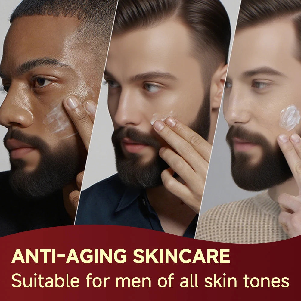 Crème Visage Homme au Rétinol & Collagène – Anti-Âge, Hydratation Intense et Raffermissement | JENORAX