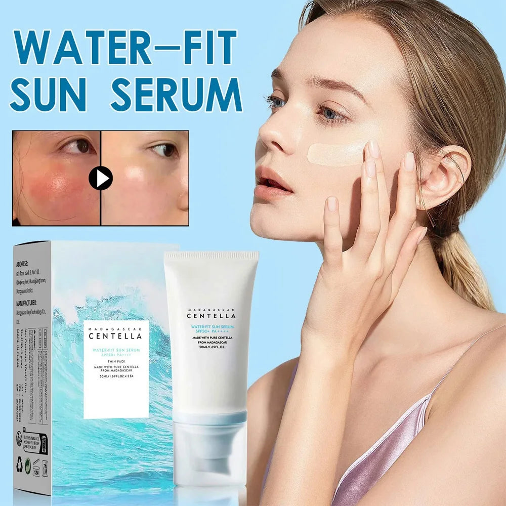 JENORAX SPF 50+ Daily Sunscreen – Centella Hydrating UV Protection (50ml)