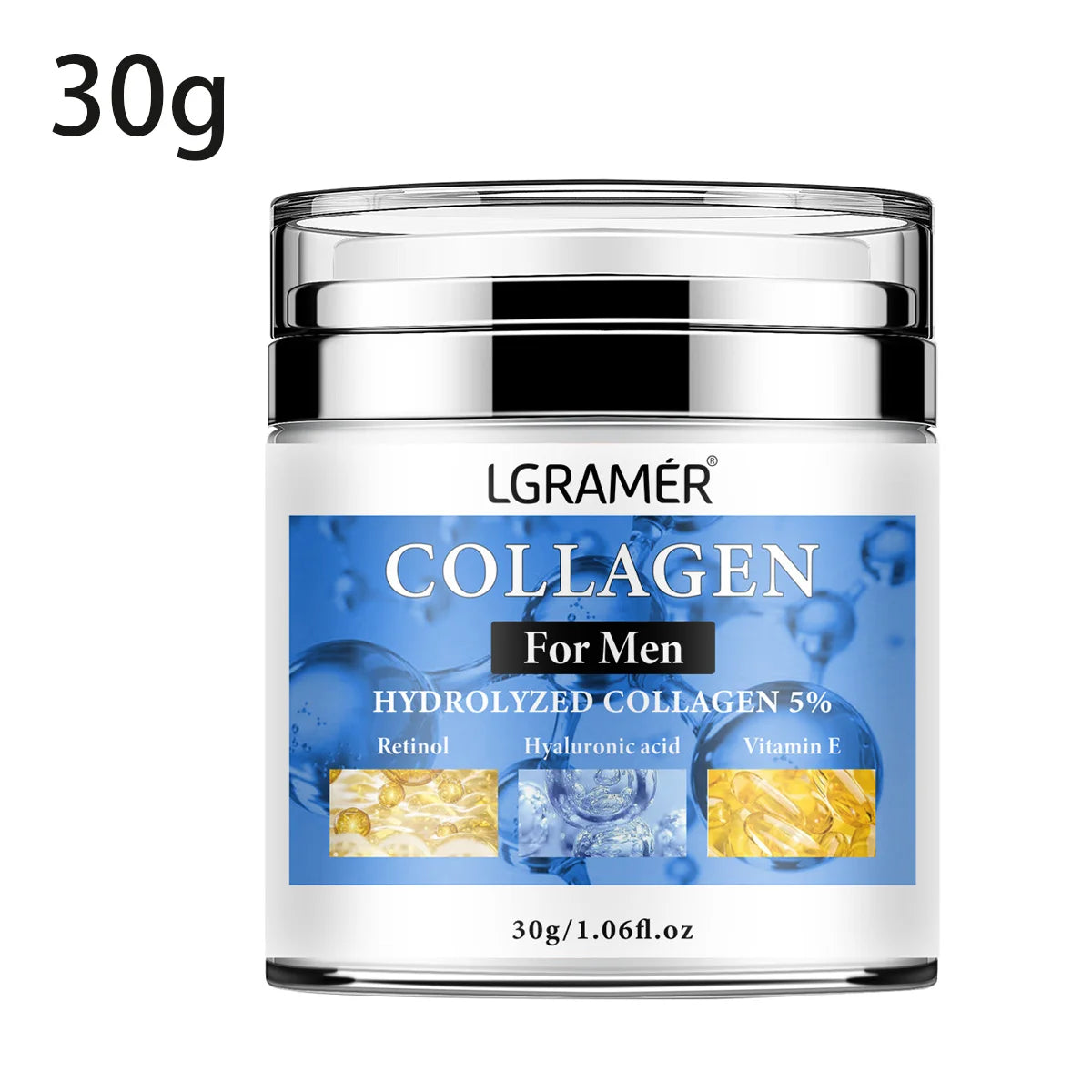 Crème Visage Homme au Collagène & Rétinol JENORAX – Anti-Âge, Hydratation Intense & Raffermissement