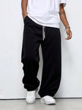 Men's Loose-fit Straight-leg Casual Pants Fashion Korean Wide-leg Sweatpants Outdoor Comfortable Lightweight Long Pants for Men